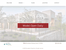 Tablet Screenshot of escondera.com